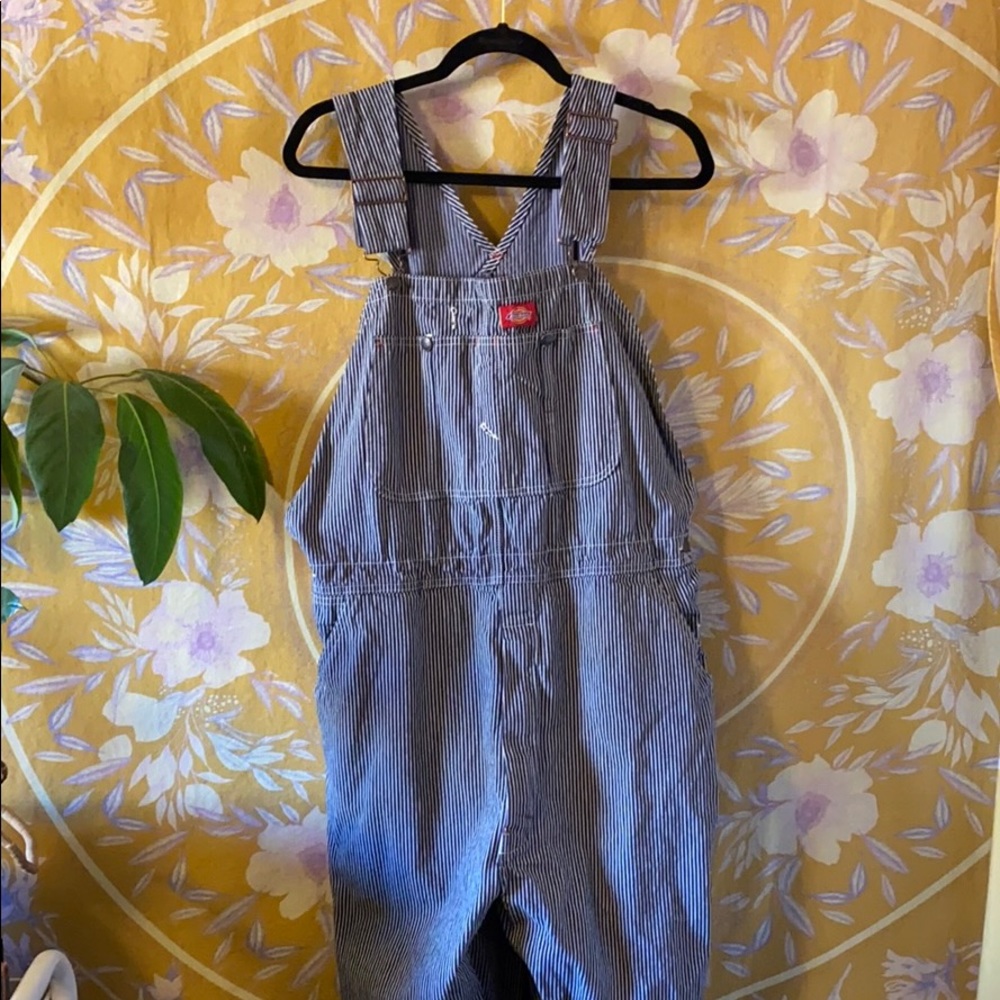Dickies pinstripe overalls
